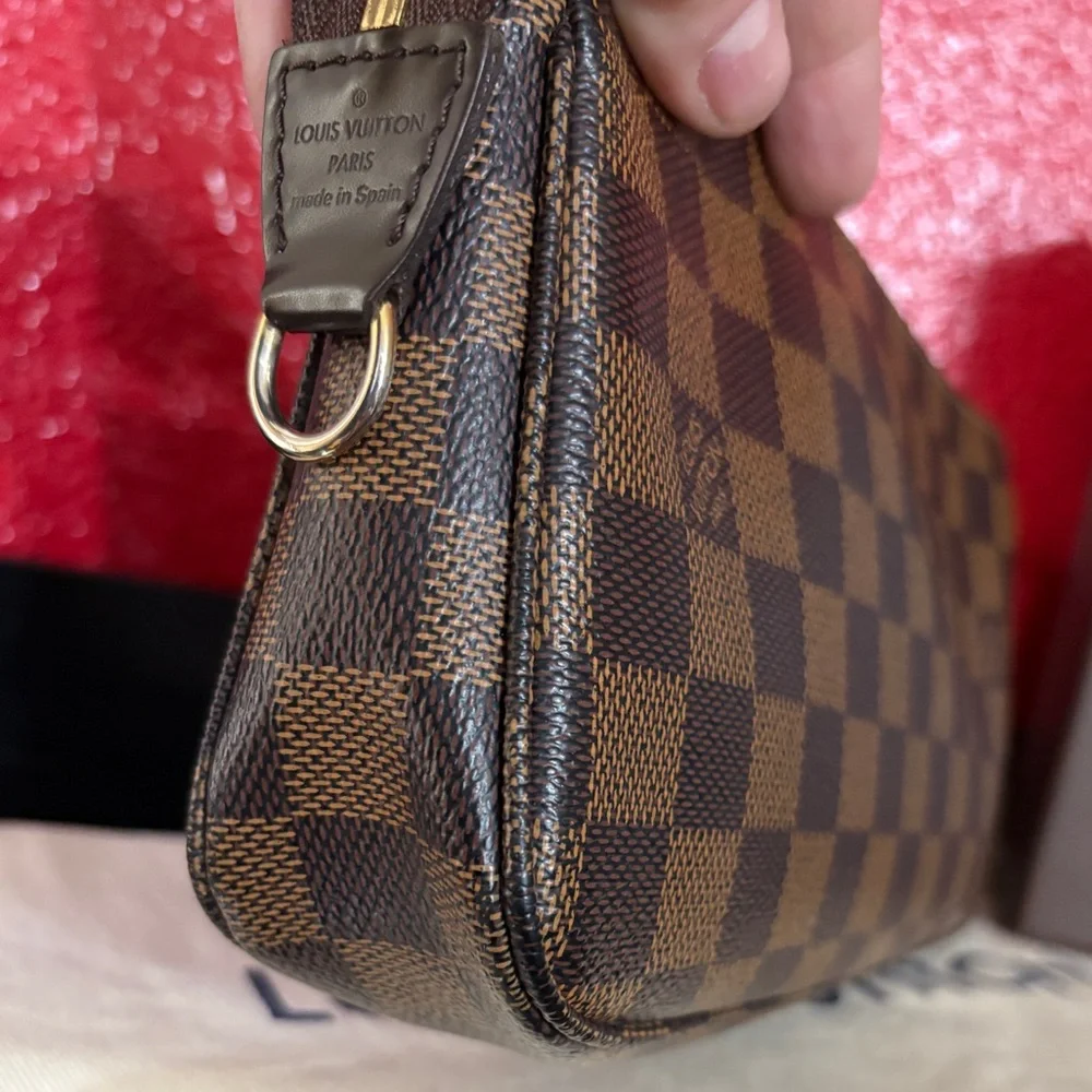 Auth Pochette Accessories NM (2012) Damier Ebene - Picture 13 of 15